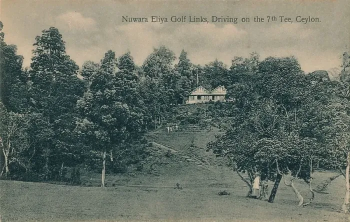 Framed Print : Nuwara Eliya Golf Links, Driving on the 7th Tee, Ceylon, c1900 Framed Print : Nuwara Eliya Golf Links, Driving on the 7th Tee, Ceylon, c1900