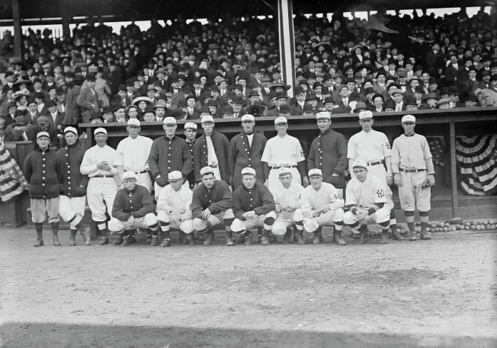 Framed Print : N.Y. Americans, 4 / 22 / 11, Baseball, 1911. Creator: Bain News Service Framed Print : N.Y. Americans, 4 / 22 / 11, Baseball, 1911. Creator: Bain News Service