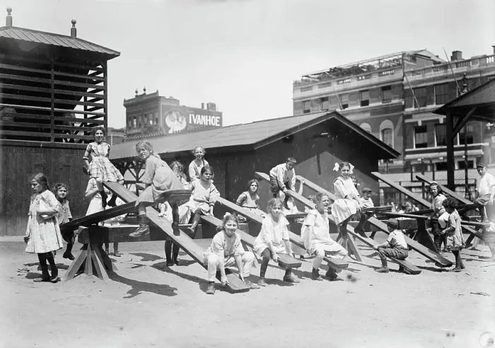 Framed Print : N.Y. Playground, between c1910 and c1915. Creator: Bain News Service Framed Print : N.Y. Playground, between c1910 and c1915. Creator: Bain News Service