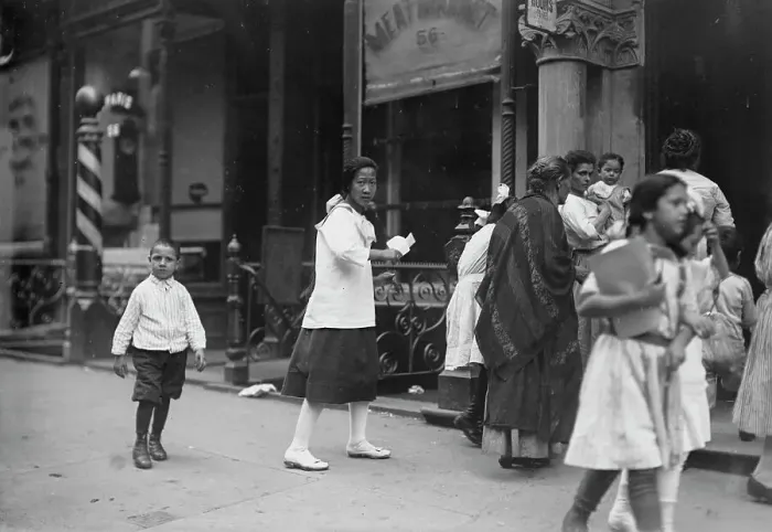 Framed Print : N.Y. school - Chinese pupils, between c1910 and c1915. Creator: Bain News Service Framed Print : N.Y. school - Chinese pupils, between c1910 and c1915. Creator: Bain News Service