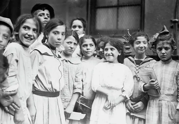 Framed Print : N.Y. school - Italians, between c1910 and c1915. Creator: Bain News Service Framed Print : N.Y. school - Italians, between c1910 and c1915. Creator: Bain News Service