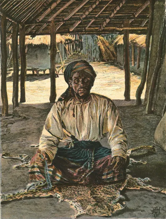 Framed Print : Nyasaland and its People -- A Nyasa Arab, 1890. Creator: H.H. Johnson Framed Print : Nyasaland and its People -- A Nyasa Arab, 1890. Creator: H.H. Johnson