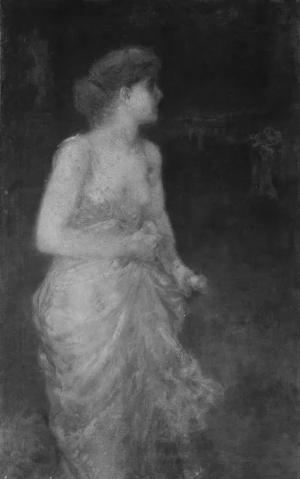 Framed Print : Nydia, 1882. Creator: George Fuller Framed Print : Nydia, 1882. Creator: George Fuller