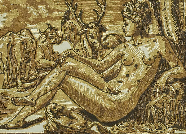 Nymph of Fontainebleau, after 1545. Creator: Unknown