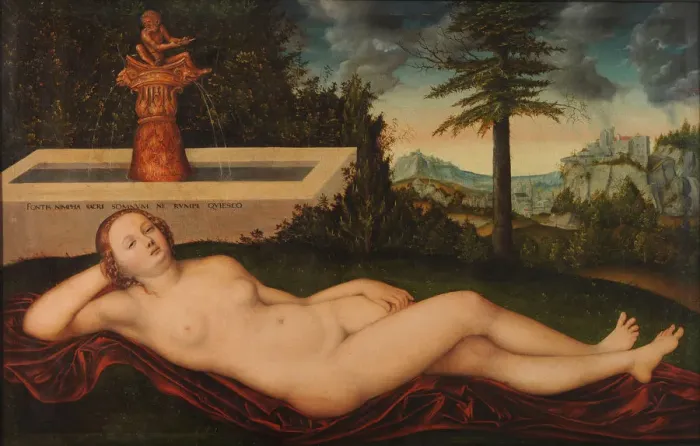 Framed Print : The Nymph of the spring, 1518 Framed Print : The Nymph of the spring, 1518