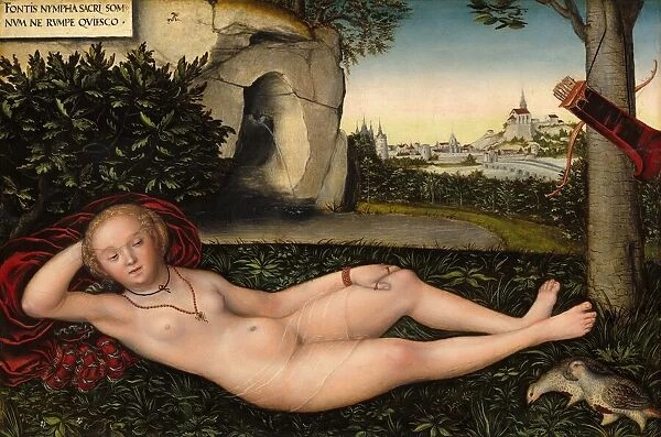 The Nymph of the Spring, after 1537. Creator: Lucas Cranach the Elder