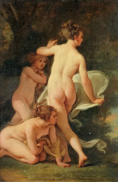 Framed Print : Nymphes, between 1780 and 1831. Creators: Jacques-Antoine Vallin, Hugues Taraval Framed Print : Nymphes, between 1780 and 1831. Creators: Jacques-Antoine Vallin, Hugues Taraval