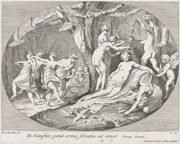 Go Nymphs, who lay down their arms, Love is resting!, 1730-60