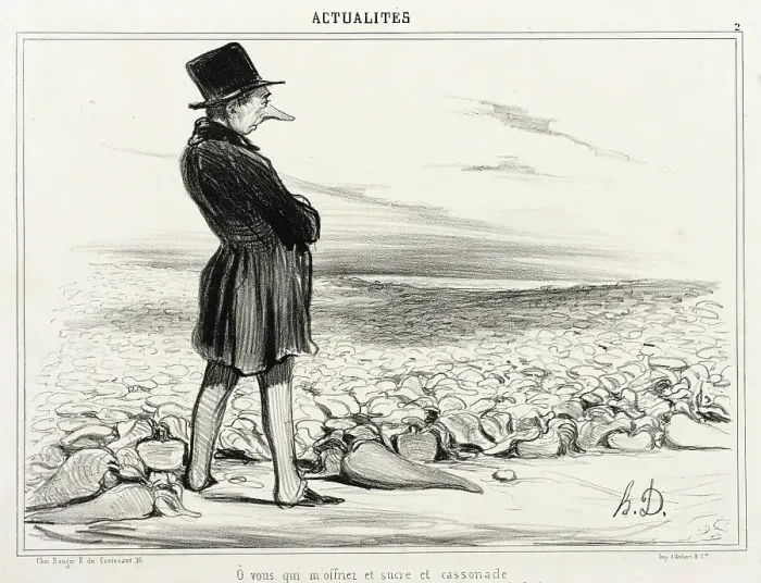 Framed Print : O vous qui m'offriez et sucre et cassonade... 1839. Creator: Honore Daumier Framed Print : O vous qui m'offriez et sucre et cassonade... 1839. Creator: Honore Daumier
