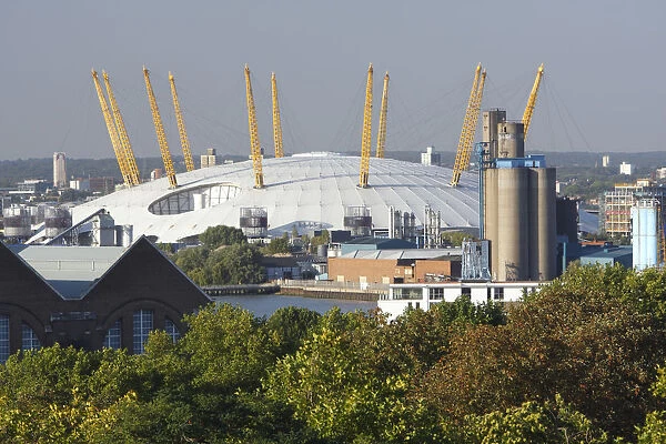 The O2 Arena from Greenwich Park, London, 2009
