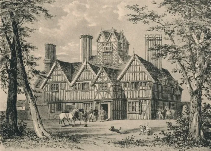Framed Print : The Oak House, West Bromwich, Staffordshire, 1915 Framed Print : The Oak House, West Bromwich, Staffordshire, 1915