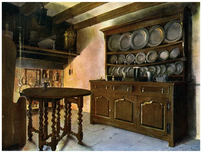 Framed Print : Oak Welsh dresser, 1910. Artist: Edwin Foley Framed Print : Oak Welsh dresser, 1910. Artist: Edwin Foley