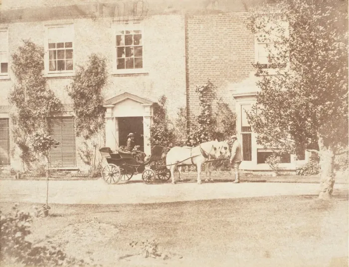 Framed Print : Oakley Cottage, 1853-56. Creator: John Dillwyn Llewelyn Framed Print : Oakley Cottage, 1853-56. Creator: John Dillwyn Llewelyn