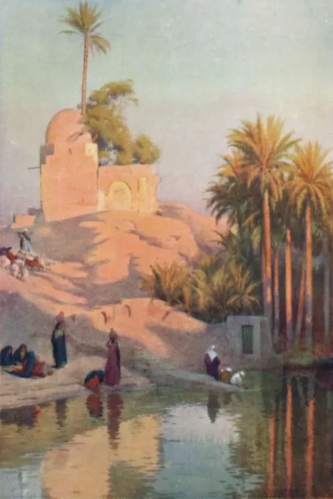 Framed Print : In the Oasis of Fayum, c1880, (1904). Artist: Robert George Talbot Kelly Framed Print : In the Oasis of Fayum, c1880, (1904). Artist: Robert George Talbot Kelly