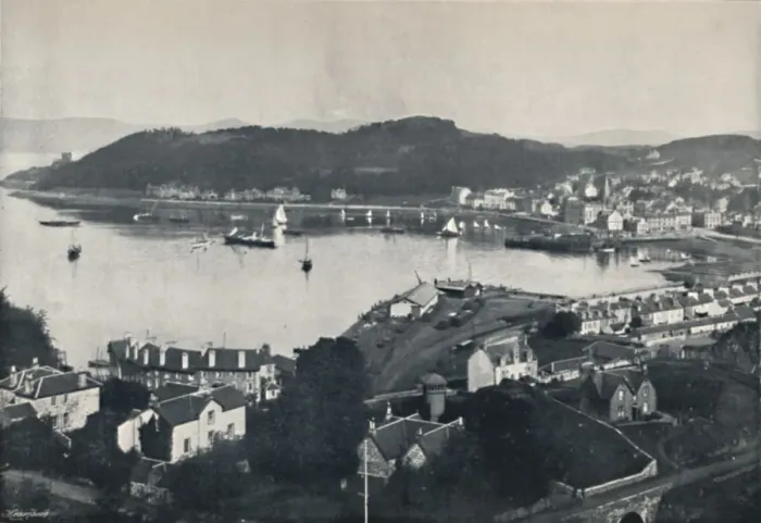 Framed Print : Oban - The Town and the Bay, 1895 Framed Print : Oban - The Town and the Bay, 1895