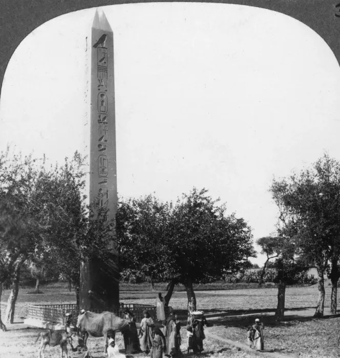Framed Print : The obelisk of Heliopolis, Egypt, 1905. Artist: Underwood & Underwood Framed Print : The obelisk of Heliopolis, Egypt, 1905. Artist: Underwood & Underwood