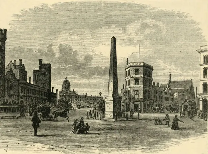 Framed Print : The Obelisk in St. Georges Circus, (c1878). Creator: Unknown Framed Print : The Obelisk in St. Georges Circus, (c1878). Creator: Unknown