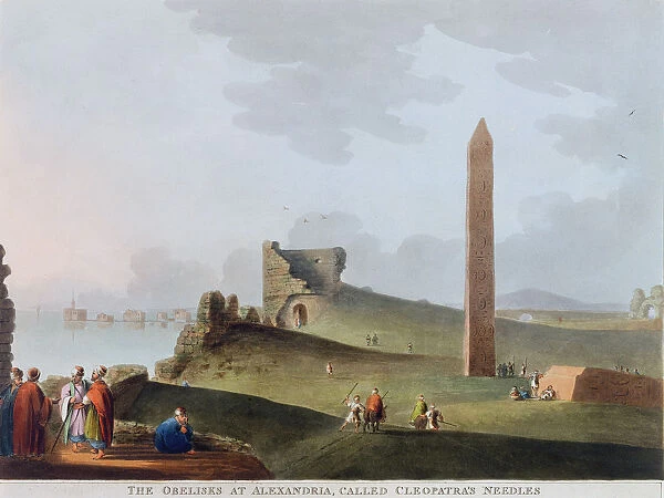 The Obelisks at Alexandria, called Cleopatras Needles, Egypt, 1802. Artist