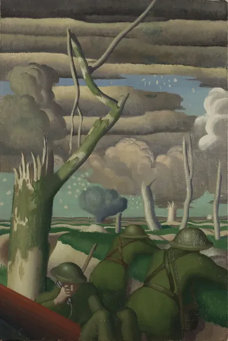 Framed Print : Observation of Fire, 1919. Creator: Gill, Colin Unwin (1892-1940) Framed Print : Observation of Fire, 1919. Creator: Gill, Colin Unwin (1892-1940)