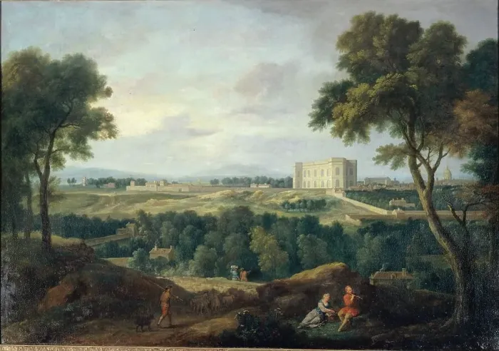 Framed Print : The Observatory, seen from Butte aux Cailles, c1710. Creator: Francisque Millet Framed Print : The Observatory, seen from Butte aux Cailles, c1710. Creator: Francisque Millet