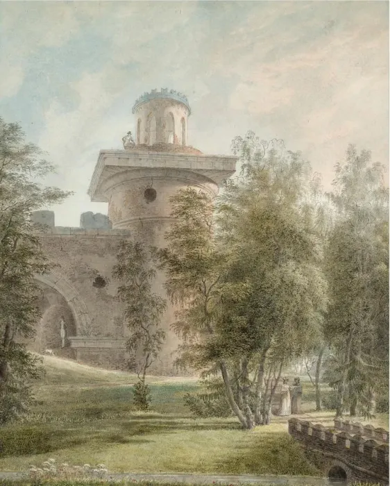 Framed Print : The Observatory at Tsarskoye Selo. Artist: Ivanov, Ivan Alexeyevich (1779-1848) Framed Print : The Observatory at Tsarskoye Selo. Artist: Ivanov, Ivan Alexeyevich (1779-1848)