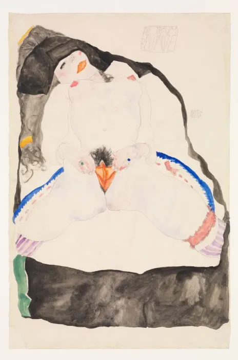 Framed Print : Observed in a Dream, 1911. Creator: Schiele, Egon (1890-1918) Framed Print : Observed in a Dream, 1911. Creator: Schiele, Egon (1890-1918)