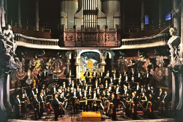 Framed Print : The OCB (Orquesta Ciutat de Barcelona i Nacional de Catalunya) on stage at the Palau Framed Print : The OCB (Orquesta Ciutat de Barcelona i Nacional de Catalunya) on stage at the Palau