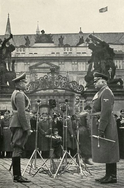 The Occupation: Herr Neurath at the Prague Castle, 1939, (1947). Creator: Unknown