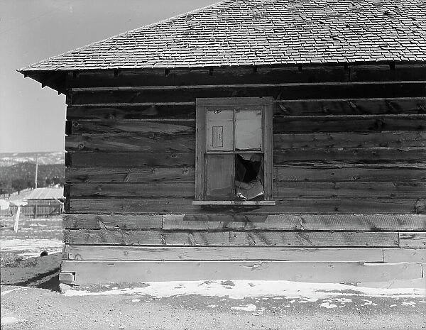 Detail of occupied house, Widtsoe, Utah, 1936. Creator: Dorothea Lange