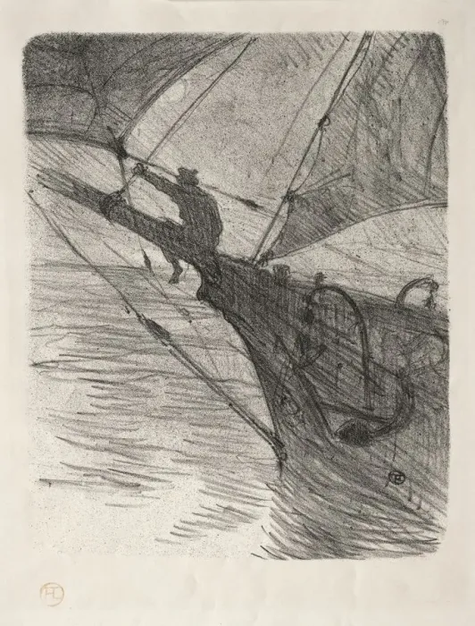 Framed Print : Oceano Nox, 1895. Creator: Henri de Toulouse-Lautrec (French, 1864-1901) Framed Print : Oceano Nox, 1895. Creator: Henri de Toulouse-Lautrec (French, 1864-1901)