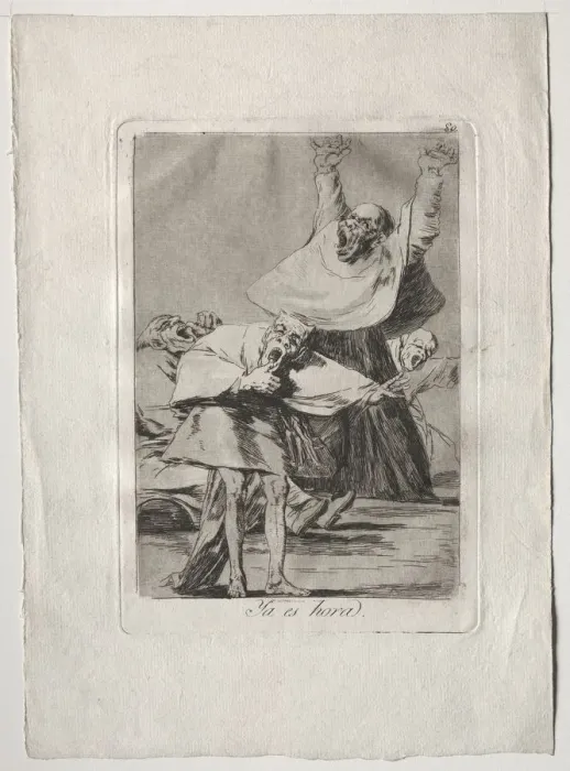 Framed Print : Ochenta Caprichos: It is Time, 1793-1798. Creator: Francisco de Goya (Spanish, 1746-1828) Framed Print : Ochenta Caprichos: It is Time, 1793-1798. Creator: Francisco de Goya (Spanish, 1746-1828)