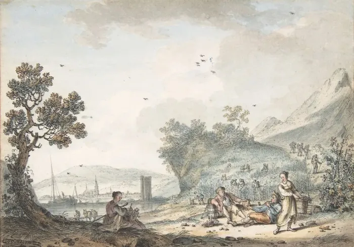 Framed Print : October, 1772. Creator: Hendrik Meijer Framed Print : October, 1772. Creator: Hendrik Meijer