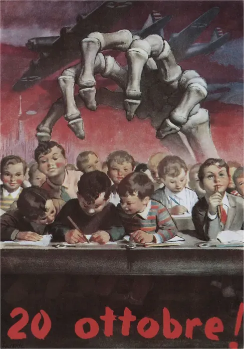 Framed Print : October 20!, 1944. Creator: Boccasile, Gino (1901-1952) Framed Print : October 20!, 1944. Creator: Boccasile, Gino (1901-1952)