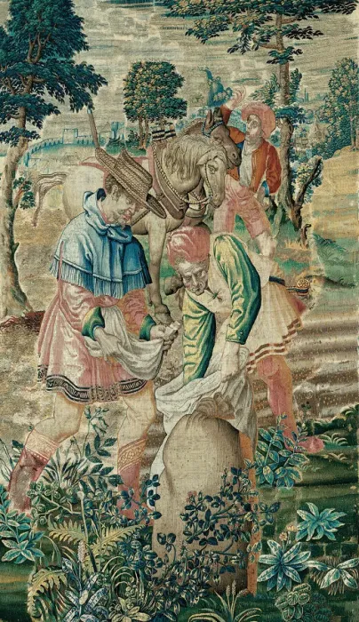 Framed Print : October from The Medallion Months, Flanders, 1525 / 50. Creator: Unknown Framed Print : October from The Medallion Months, Flanders, 1525 / 50. Creator: Unknown