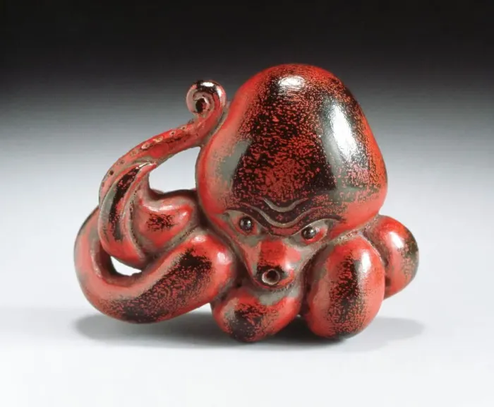Framed Print : Octopus, early 19th century. Creator: Gyokuzan Framed Print : Octopus, early 19th century. Creator: Gyokuzan