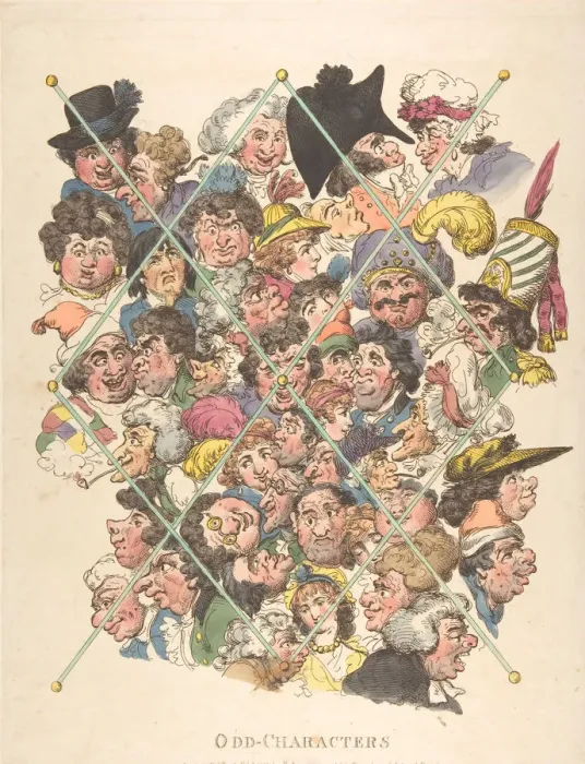 Framed Print : Odd Characters, February 16, 1801. February 16, 1801. Creator: Thomas Rowlandson Framed Print : Odd Characters, February 16, 1801. February 16, 1801. Creator: Thomas Rowlandson