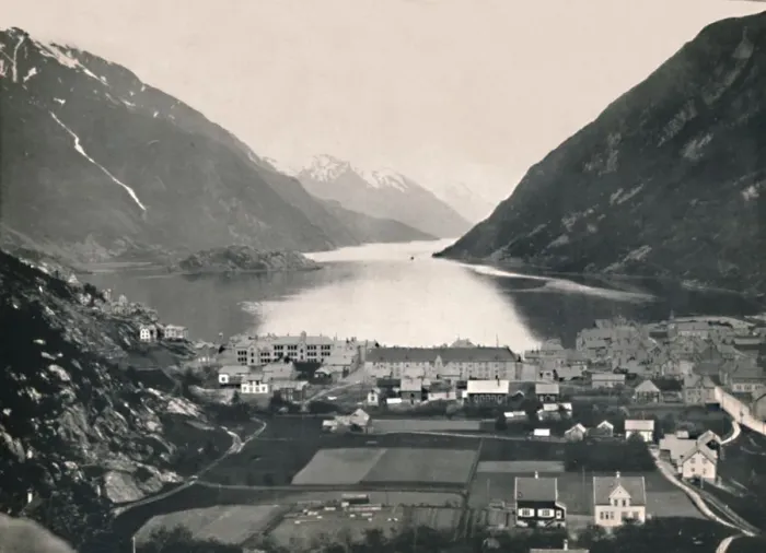 Framed Print : Odda, Hardanger, 1914. Creator: Unknown Framed Print : Odda, Hardanger, 1914. Creator: Unknown