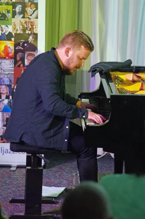 Framed Print : Oddgeir Berg, Watermill Jazz Club, Dorking, Surrey, 3 Sept 2019. Creator: Brian O Connor Framed Print : Oddgeir Berg, Watermill Jazz Club, Dorking, Surrey, 3 Sept 2019. Creator: Brian O Connor