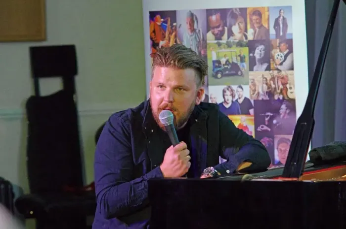 Framed Print : Oddgeir Berg, Watermill Jazz Club, Dorking, Surrey, 3 Sept 2019. Creator: Brian O Connor Framed Print : Oddgeir Berg, Watermill Jazz Club, Dorking, Surrey, 3 Sept 2019. Creator: Brian O Connor