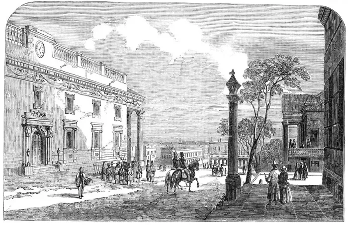Framed Print : Odessa - The Theatre, 1854. Creator: Unknown Framed Print : Odessa - The Theatre, 1854. Creator: Unknown