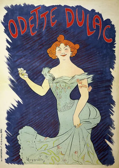 Framed Print : Odette Dulac, 1903. Creator: Cappiello, Leonetto (1875-1942) Framed Print : Odette Dulac, 1903. Creator: Cappiello, Leonetto (1875-1942)
