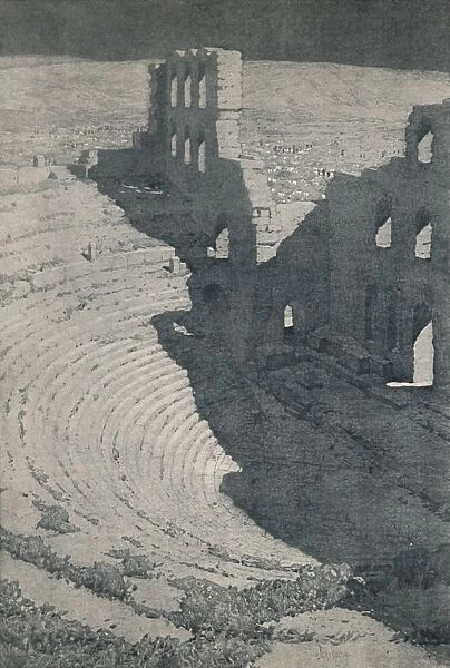 The Odeum of Herodes Atticus in Athens, 1913