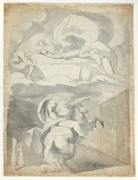 Odin in the Underworld, 1770 / 72. Creator: Henry Fuseli