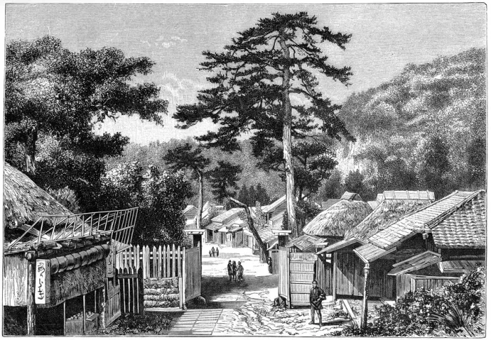 Framed Print : Odovara, Japan, 1895 Framed Print : Odovara, Japan, 1895