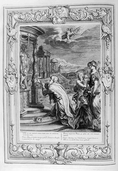 Oeneus, King of Calydon is Punished for his Impiety, 1733. Artist: Bernard Picart