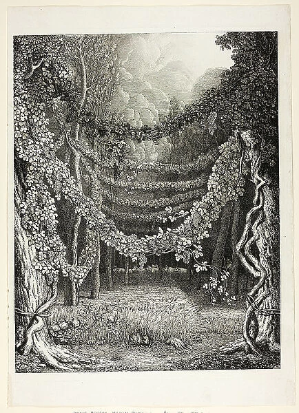 Oenotria Telus, An Idealized Woodland Scene Near Naples, 1796. Creator: Johann Heinrich Wilhelm Tischbein
