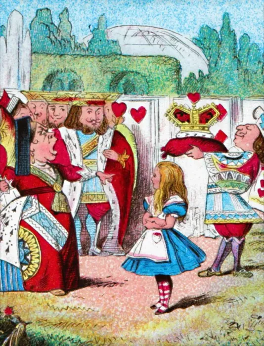 Framed Print : Off with her head! Alice and her Red Queen, c1910. Artist: John Tenniel Framed Print : Off with her head! Alice and her Red Queen, c1910. Artist: John Tenniel