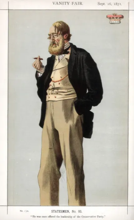 Framed Print : He was once offered the leadership of the Conservative Party, 1871. Artist: Coide Framed Print : He was once offered the leadership of the Conservative Party, 1871. Artist: Coide