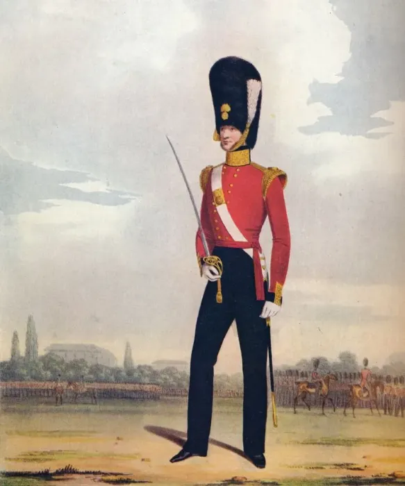 Framed Print : Officer of the 87th (or Royal Irish) Fusiliers, c1833. (1914) Framed Print : Officer of the 87th (or Royal Irish) Fusiliers, c1833. (1914)