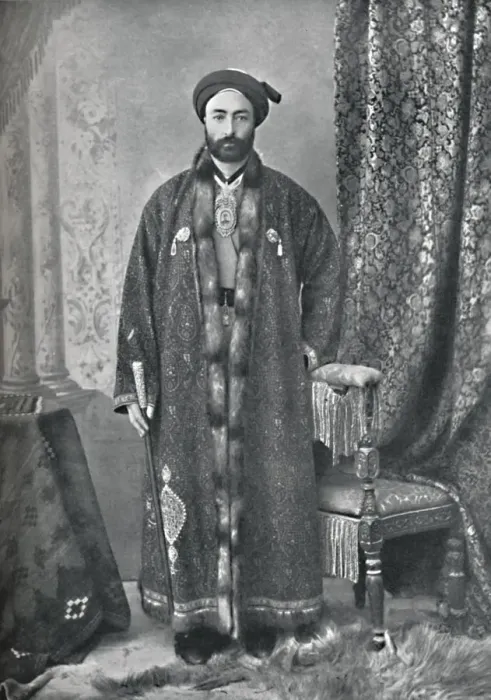 Framed Print : The officer in charge of the holy shrine at Mashhad, Persia, 1902 Framed Print : The officer in charge of the holy shrine at Mashhad, Persia, 1902